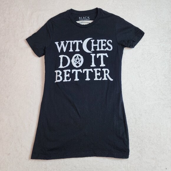 Blackcraft Witches Do It Better Distressed T-Shirt Womens Extra Small - Picture 5 of 8